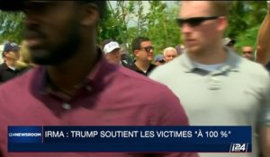 Irma : Donald Trump soutient les victimes "à 100%"