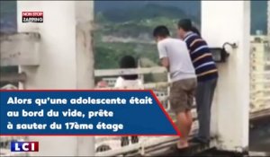 Chine : une élève tente de se suicider, son proviseur la sauve de justesse (vidéo)