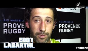 Provence Rugby / Rouen : la réaction d'Eddy Labarthe