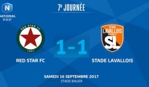J7 : Red Star-Stade Lavallois (1-1), le résumé