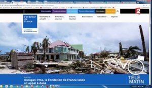 Ouragan Irma : la Fondation de France lance un appel aux dons