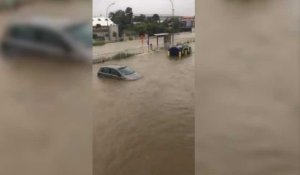 La Guadeloupe inondée après le passage de l'ouragan Maria