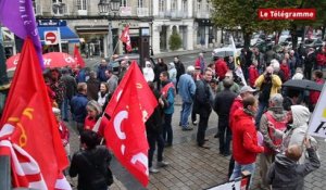 Code du travail. 350 manifestants à Morlaix