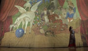 L'énorme rideau de scène "Parade" de Picasso exposé à Rome