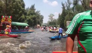 Ils ont ressenti le tremblement de terre à Mexico alors qu'ils étaient sur un bateau