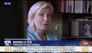 "Le FN n'est pas une secte, on peut en sortir", lance Marine Le Pen
