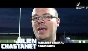 Strasbourg / Provence Rugby : la réaction du Julien Chastanet