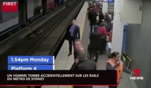 Sydney : Un homme fait un malaise et tombe sur les rails du métro ! (Vidéo)