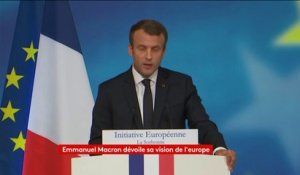 l'Europe seule peut assurer une souveraineté réelle, notre capacité à exister" - Macron