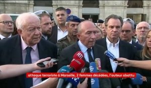 Attaque à Marseille : "Les militaires ont réagi avec beaucoup de sang froid", salue Gérard Collomb