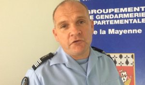 Le colonel  de gendarmerie Bièvre présente l'application "Stop cambriolages"