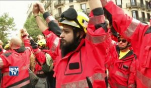 Les indépendantistes manifestent à Barcelone pour dénoncer les violences policières de dimanche