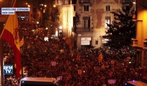 Des milliers de Catalans ont manifesté à Barcelone contre les violences policières
