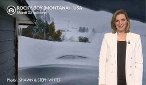 USA : tempête de neige au Montana et Colorado