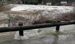 Besançon les inondations du Doubs