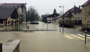Haut-Doubs : deuxième vague d'inondations à Arçon près de Pontarlier