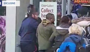 Londres : Bagarre entre les employés d'un supermarché et des clients (vidéo)
