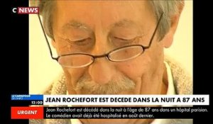 L'acteur Jean Rochefort est décédé à l'âge de 87 ans