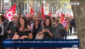 LYON : Jean-Claude Mailly dénonce la logique d'austérité