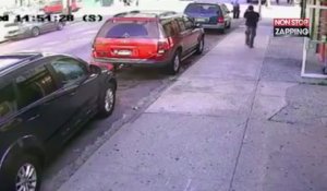 Un policier met une amende à un homme et se prend un énorme KO (Vidéo)
