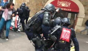 Incidents en marge de la manifestation des fonctionnaires : la police intervient