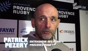 Provence Rugby / Chambéry : la réaction de Patrick Pezery