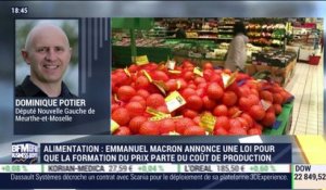 Alimentation: Emmanuel Macron annonce une loi pour que la formation du prix parte du coût de production - 11/10