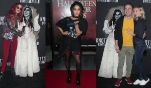 Young Celebrities Kick Off Hollywood's Haunted House Halloween Season