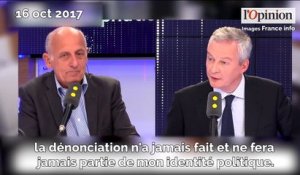 Harcèlement sexuel: Bruno Le Maire crée une grosse polémique puis s’excuse