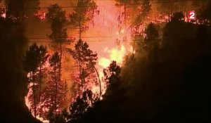 Incendies : de gigantesques flammes au Portugal et en Espagne