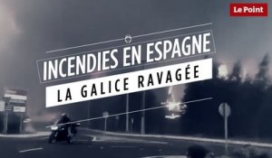Incendies en Espagne : la Galice ravagée