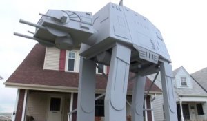 Pour Halloween, cette famille a construit un véhicule géant de Star Wars