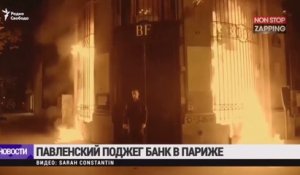 Paris : Un homme met volontairement le feu à la Banque de France (Vidéo)
