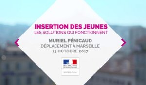 Déplacement de Muriel Pénicaud à Marseille sur l'insertion professionnelle