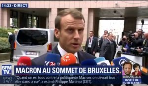 Macron au sommet de Bruxelles: "Il sera question d'une Europe qui protège"
