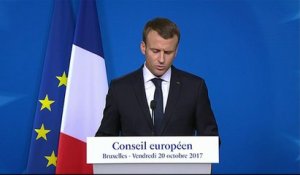 Brexit: "Nous sommes loin du compte sur le plan des engagements financiers", assure Macron