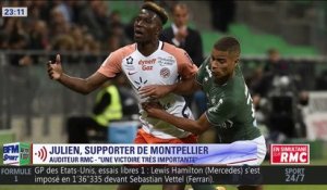 Un supporter de Saint-Etienne voit Nantes finir second