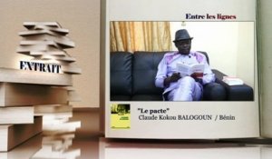 ENTRE LES LIGNES - Bénin: Claude Balogoun, Auteur