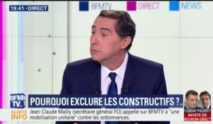 "Je suis opposé à l’exclusion des Constructifs", déclare Geoffroy Didier