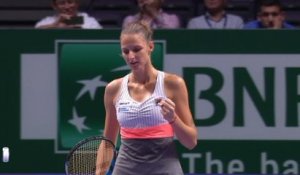 Masters - Pliskova file dans le dernier carré