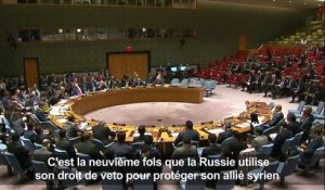 Veto de Moscou à une résolution sur les armes chimiques en Syrie