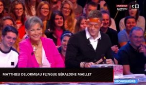 TPMP : Matthieu Delormeau flingue Géraldine Maillet (vidéo)