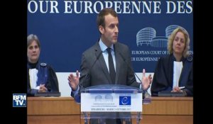 "Nous devions sortir de l'état d'urgence". Emmanuel Macron défend l'intérêt de la loi antiterroriste