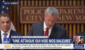 "Nous n'allons pas nous laisser intimider", assure le maire de New York