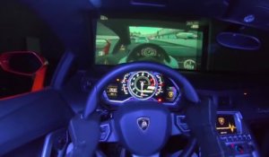 Une Lamborghini Aventador comme manette pour jouer au dernier Forza Motorsport 7.