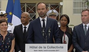 Discours d'Édouard Philippe sur la reconstruction de Saint Martin