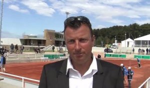 Jean-Yves Vidal, directeur du tournoi, se félicite des nouvelles installations