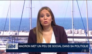 France : Macron met un peu de social dans sa politique