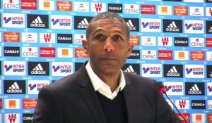 Franck PASSI en conférence de presse après le nul entre l'OM et Nantes (1-1)