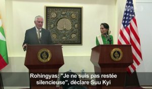 Rohingyas: "je ne suis pas restée silencieuse" (Suu Kyi)